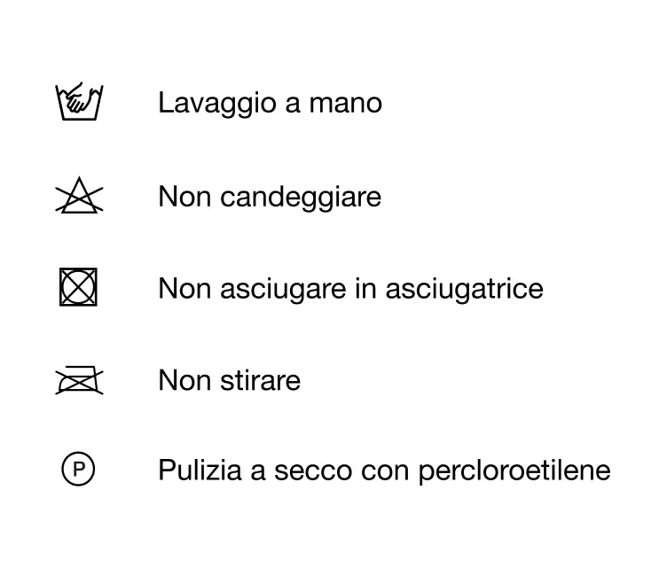 Specifiche per il lavaggio del prodotto